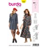 Burda Sewing Pattern 6265 Misses' Dresses Short or Midi Length with Tiered Skirt