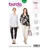 Burda Sewing Pattern 6278 Women's Blouses Pull-On in Two Lengths