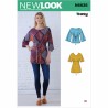 New Look Sewing Pattern N6638 Misses' Knit Tops Tunic