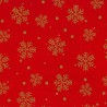 100% Cotton Fabric Rose & Hubble Glitter Snowflakes Polka Dots 135cm Wide