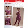 Simplicity Sewing Pattern S8946 Misses Baby Doll Dresses with Gathered Skirt