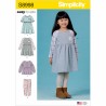 Simplicity Sewing Pattern S8998 Kids Easy-To-Sew Sportswear Dress, Top, Trousers