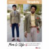 Simplicity Sewing Pattern S8962 Men's Lined 2 Button Blazers Jacket Coat Formal