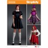 Simplicity Sewing Pattern S9006 Misses' Halloween Costumes Witch Red Riding Hood