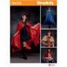 Simplicity Sewing Pattern S9008 Misses' Cape with Tie Costumes Cosplay