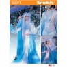 Simplicity Sewing Pattern S8971 Misses Ice Queen Gown Fantasy Costume Cosplay