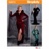 Simplicity Sewing Pattern S8973 Misses Femme Fatale Fitted Dresses with Cape