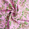 100% Cotton Poplin Fabric Bunched Roses Leaves Flower Floral Thornton Way