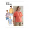 Butterick Sewing Pattern B6688 Misses' Semi-Fitted Top Blouse Sleeve Variations