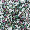 100% Cotton Lawn Fabric Tropical Floral Flowers Leaves Garden Bentan Road
