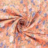 100% Cotton Lawn Fabric Roses Flower Floral Rose Leaves Garden India Close