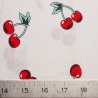 100% Cotton Poplin Fabric Printed Cherry Cherries Fruit Food Berries