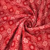 100% Cotton Poplin Fabric Christmas Paper Cut Snowflake Festive Xmas 135cm Wide