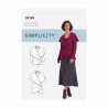 Simplicity Sewing Pattern S9189 Misses’ Wrap Jacket With Cape Collar