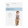 Simplicity Sewing Pattern S9194 Infants' Smart Waistcoat Shirt Shorts Trousers
