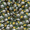 Polycotton Fabric Skulls Roses Floral Flower Halloween Day of the Dead