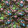 Polycotton Fabric Galaxy Planets Universe Space Sky Spots