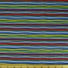 Wavey Line Stripes Colourful 100% Cotton Fabric