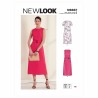 New Look Sewing Pattern N6667 Misses' Classic Straight Dress with Sleeve Options