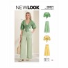New Look Sewing Pattern N6677 Misses' Cropped Jacket Shrug and Wide Trousers