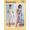 Butterick Sewing Pattern B6722 Misses Loose Fitting Dress with Elasticated Waist