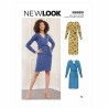 New Look Sewing Pattern N6680 Misses' Wrap Dress With Sash
