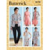 Butterick Sewing Pattern B6738 Misses’ Jacket, Dress, Top, Skirt and Trousers