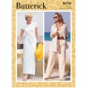Butterick Sewing Pattern B6742 Misses/Petite Elastic Waist Skirts Shorts Trouser