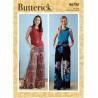 Butterick Sewing Pattern B6750 Misses’ Loose Fit Shorts Trousers Elastic Waist