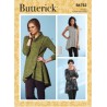 Butterick Sewing Pattern B6752 Misses’ Fit, Flare Tunics With Front Variations