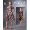 Vogue Sewing Pattern V1737 Misses' Fit-And-Flare Dress with Waistband and Pocket