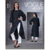 Vogue Sewing Pattern V1739 Misses' Fitted Tunics Sleeve Variations Trousers