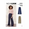 New Look Sewing Pattern N6691 Misses' Trousers Straight or Flared Leg