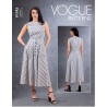Vogue Sewing Pattern V1743 Misses' Fitted Dress Back Zip with Hook and Eye