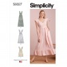 Simplicity Sewing Pattern S9327 Misses' Midi & Maxi Dresses with Ruffle Options