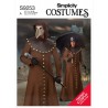 Simplicity Sewing Pattern S9253 Unisex Historical Costume Coat Hood Collar Mask