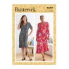 Butterick Sewing Pattern B6807 Misses' V-Neck Dress in Two Lengths