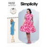 Simplicity Sewing Pattern S9292 Misses' Dress With Mandarin Collar, Skirt Option