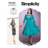 Simplicity Sewing Pattern S9296 Misses' Fitted Dress With A Front Opening