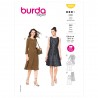 Burda Sewing Pattern 6099 Women's Fit and Flare Dress with Sleeve Variations