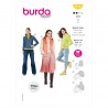 Burda Sewing Pattern 6114 Women's Vest Gilet or Jacket Hood or Stand Collar