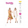 Burda Sewing Pattern 6140 Women's Sundresses Dress Summer Dresses Skirt Options