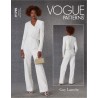 Vogue Sewing Pattern V1790 Misses' Jumpsuit Asymmetric Neckline Bolero Jacket