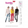 Burda Sewing Pattern 6152 Women's Slim Flared Trousers with Length Variations