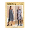 Butterick Sewing Pattern B6784 Misses' Pullover Asymmetric Seam Detail Dresses