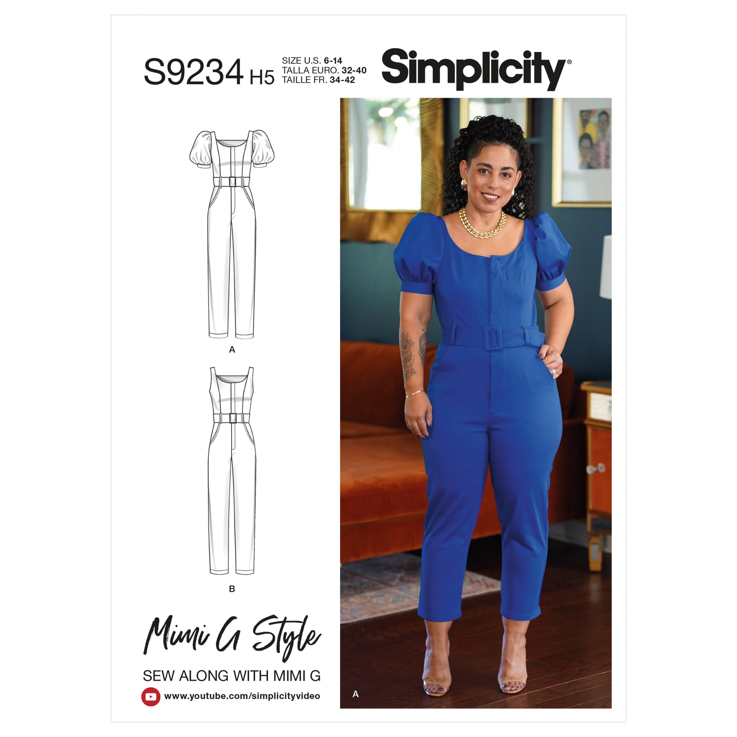 JACKET SIMPLICITY SEWING PATTERN 8178 MISSES 14-22 WRAP BODICE JUMPSUITS DRESS 