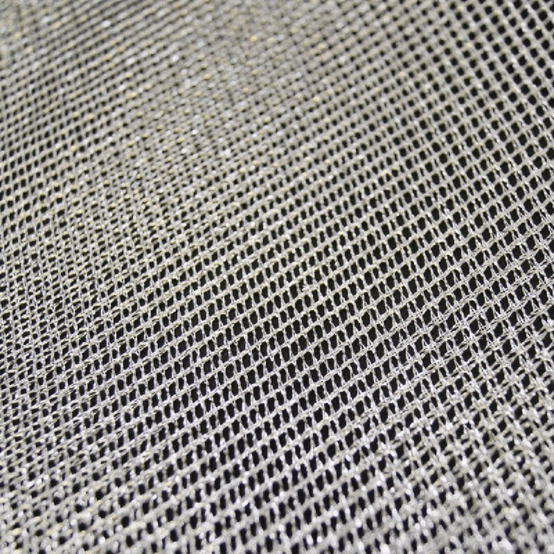 Metallic Glitter Stiff Net Fabric Mesh Nylon Lurex Dress Net 140cm