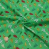 Polycotton Fabric Christmas Trees Funky Xmas Festive