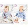 King Cole Knitting Pattern 5717 Baby's Coats Cardigans in Big Value DK Twist