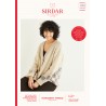 Sirdar Knitting Pattern 10302 Women's Square Checks Cardigan in Haworth Tweed